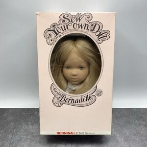 New Vintage Bernina Sewing Kit Bernadette Sew Your Own Doll Monika Lips